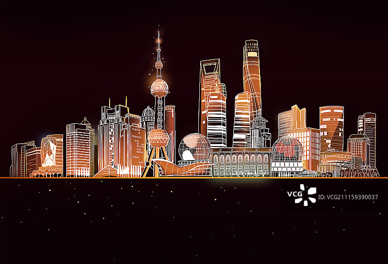 夜晚城市图片素材