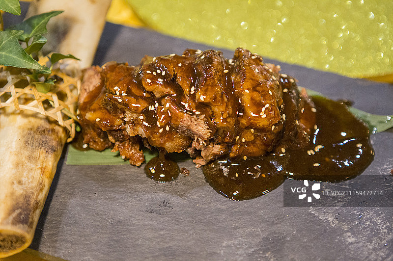 藏式手抓羊肉图片素材