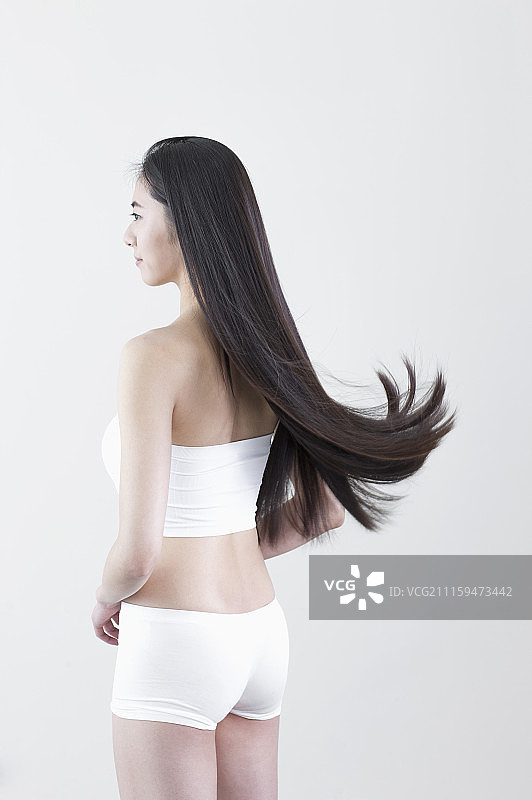 美丽的女人 美容保养图片素材