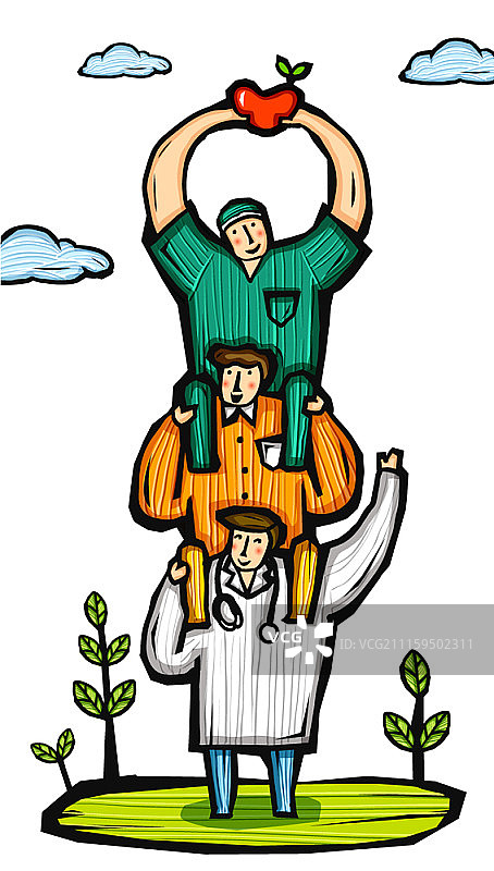 医疗保健概念矢量图图片素材