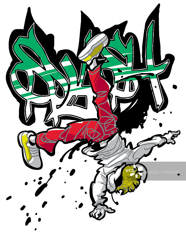 潮人矢量插画图片素材