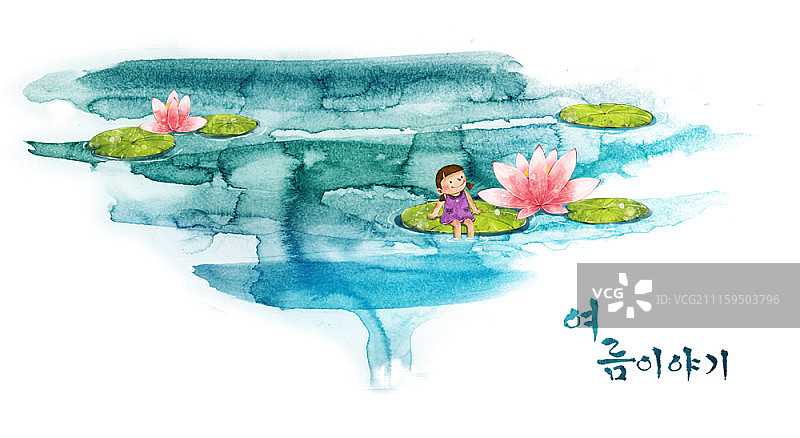 夏天的插图图片素材