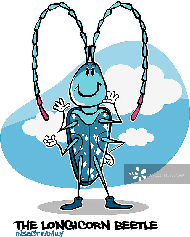 昆虫角色矢量图图片素材