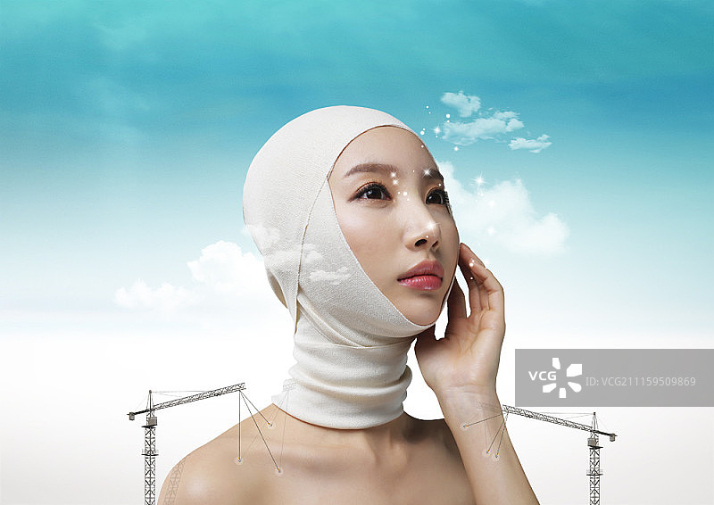 整形外科概念合成图图片素材