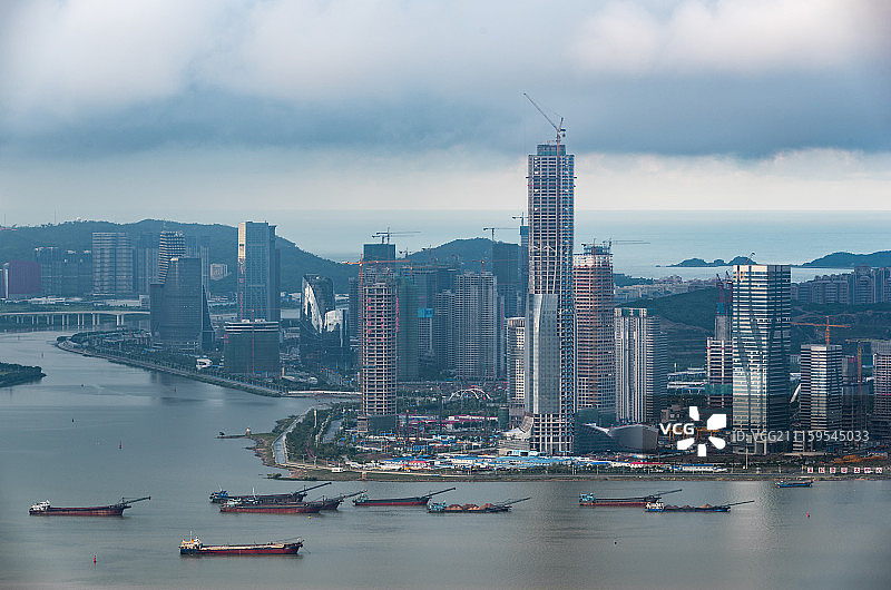 珠海横琴金融岛图片素材