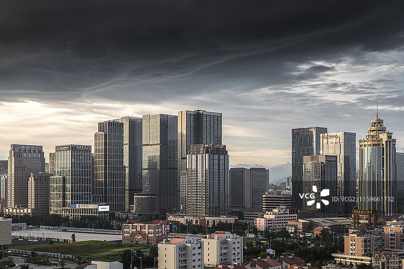 青岛崂山区城市风光图片素材