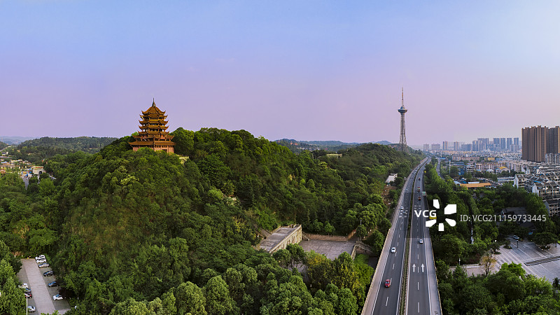 德阳钟鼓楼图片素材