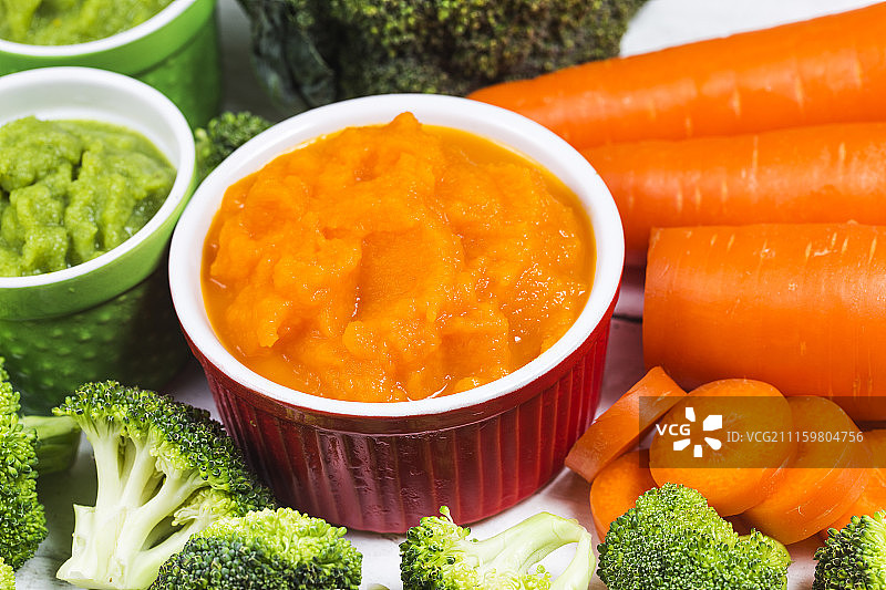 蔬菜泥 儿童辅食图片素材