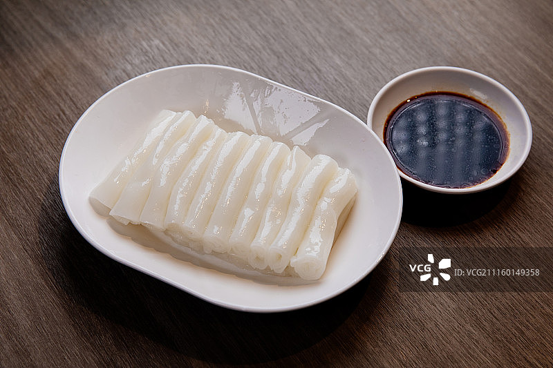 广式素粉特写图片素材