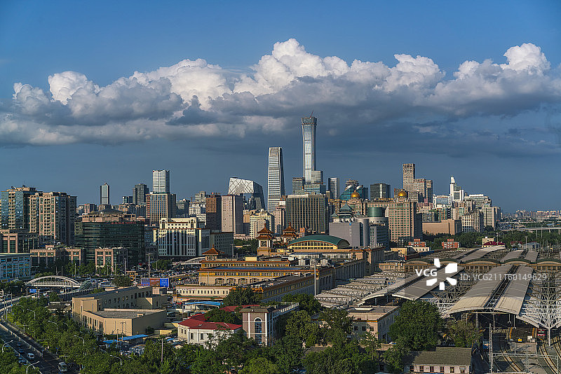 北京站与CBD图片素材