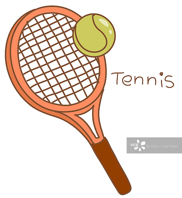 白色背景上的网球图标图片素材