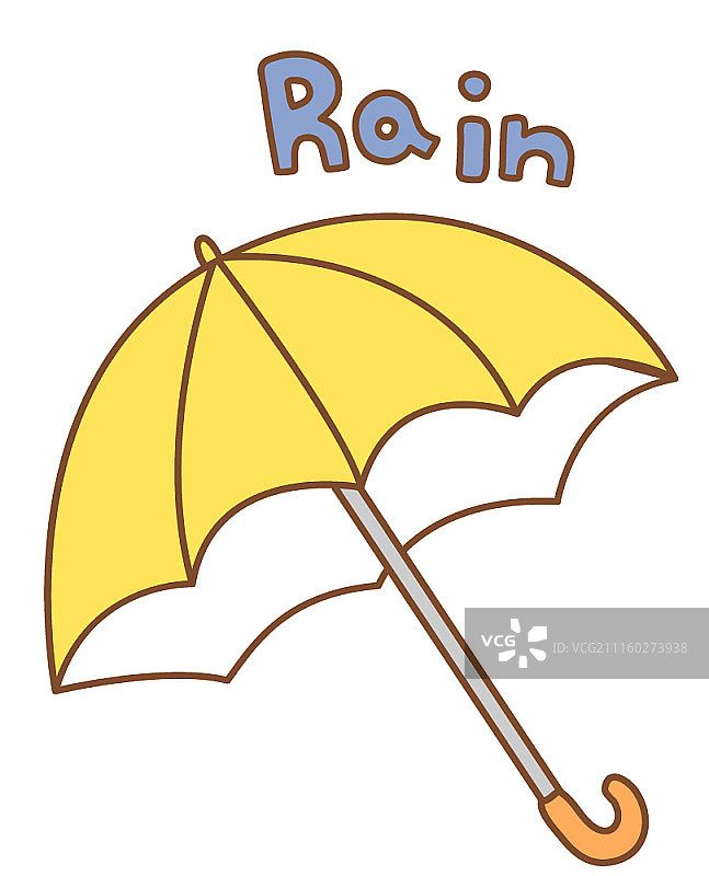 白色背景上的雨伞图标图片素材