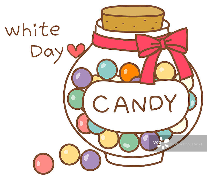 白色背景上的糖果图标图片素材