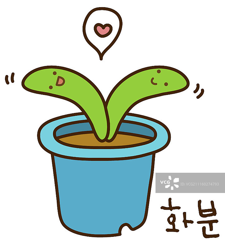 盆栽矢量插画图片素材