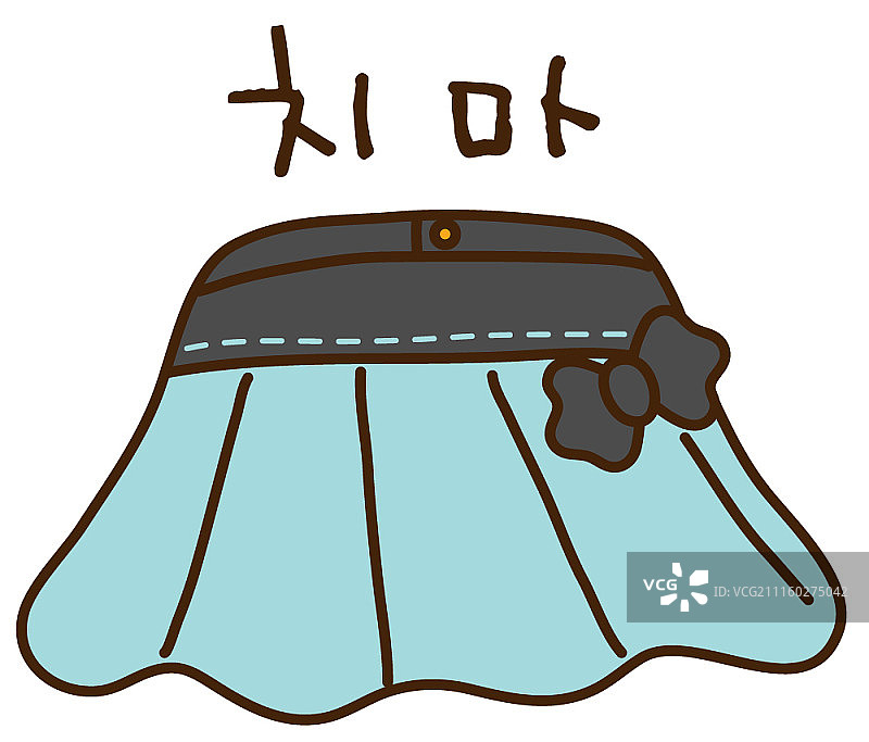 裙子矢量插画图片素材