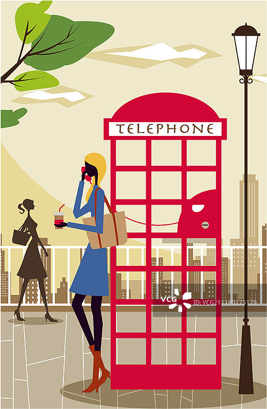 女人生活方式与爱好主题矢量插画图片素材