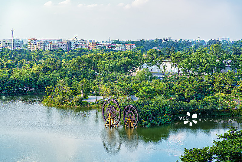 佛山孝德湖图片素材