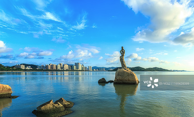 珠海渔女图片素材