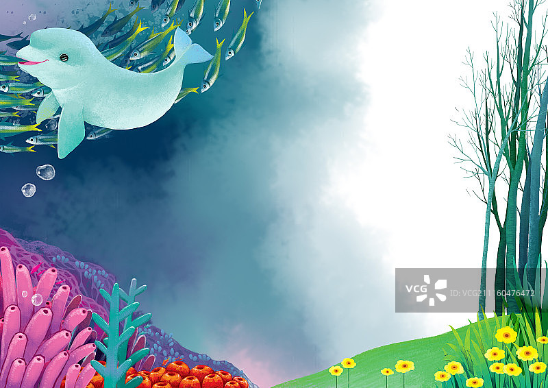 背景分离动物系列组图共3000多幅-海豚图片素材