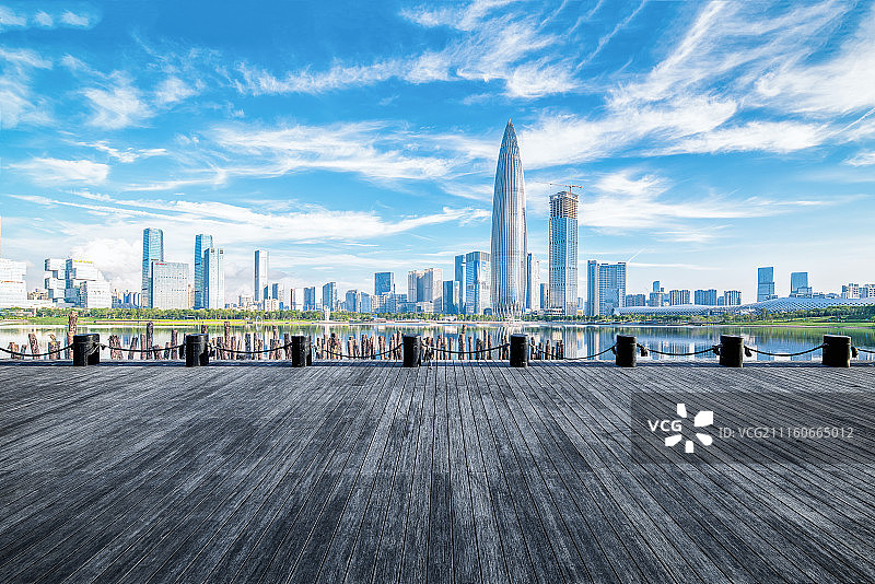 城市观景平台图片素材