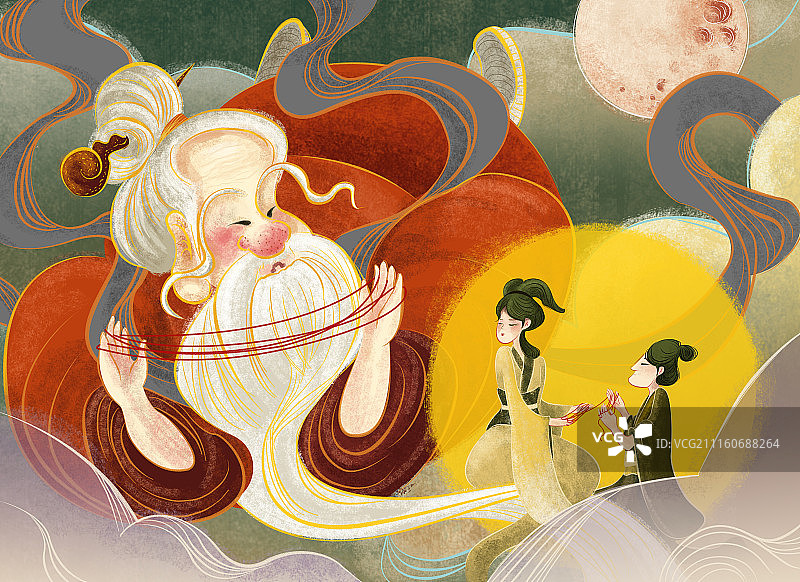 七夕-月老图片素材