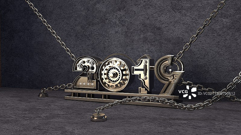 2019金属字体设计图片素材