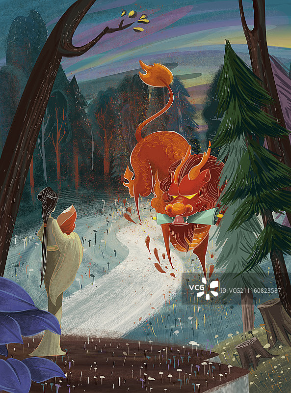 神奇动物-麒麟图片素材