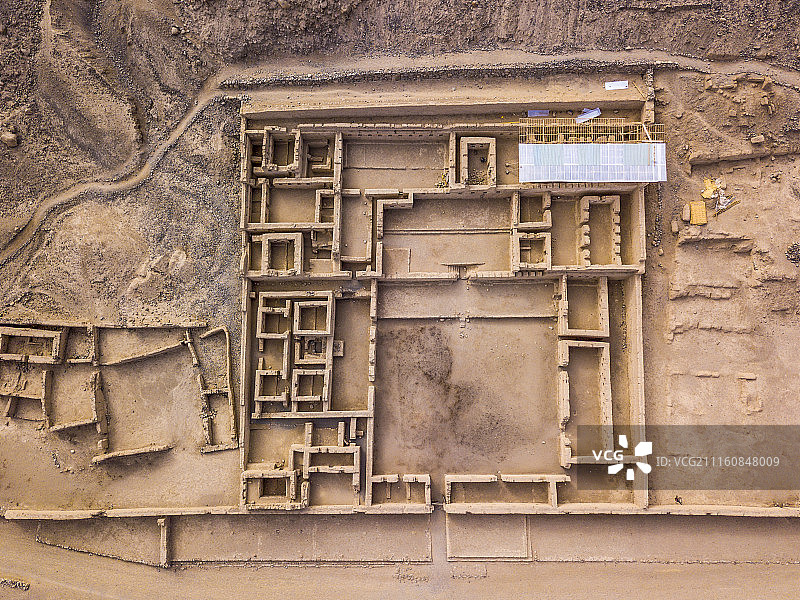 鸟瞰 Tambo colorado图片素材