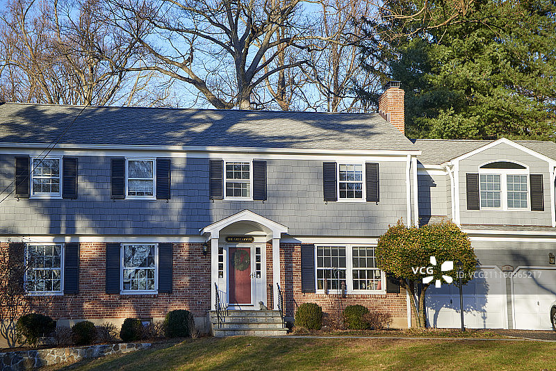纽约郊区住宅图片素材