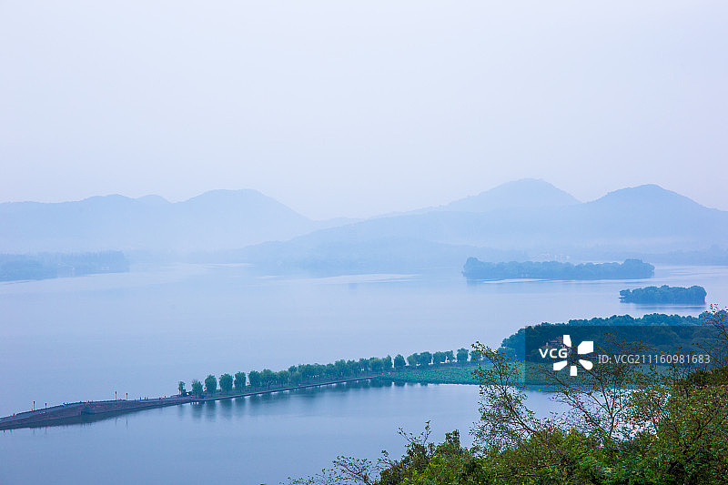 西湖断桥风景区图片素材