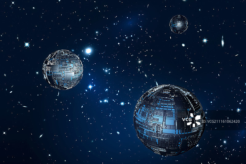 宇宙空间创意星球图片素材