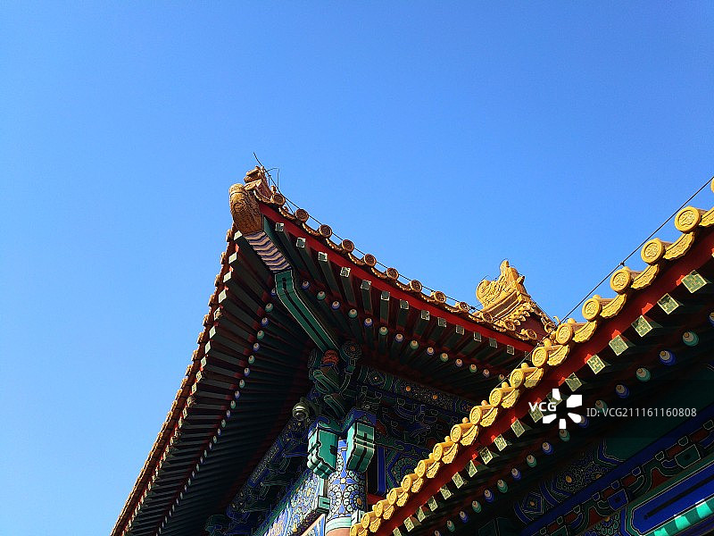 中国北京故宫博物院慈宁宫内部图片素材