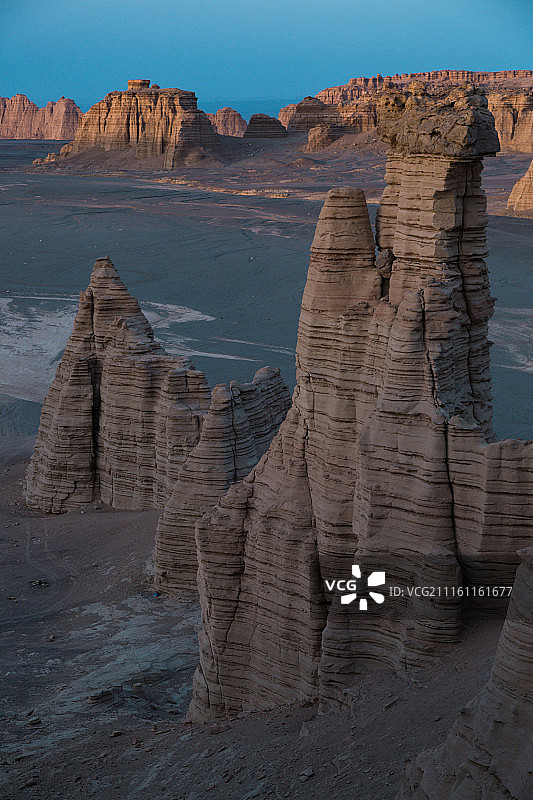新疆罗布泊雅丹地貌-3图片素材