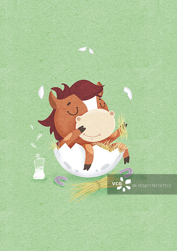 十二生肖-马图片素材