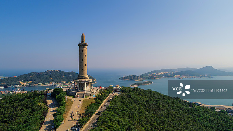 旅顺白玉山塔图片素材