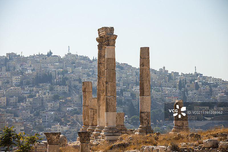 约旦安曼城堡山图片素材