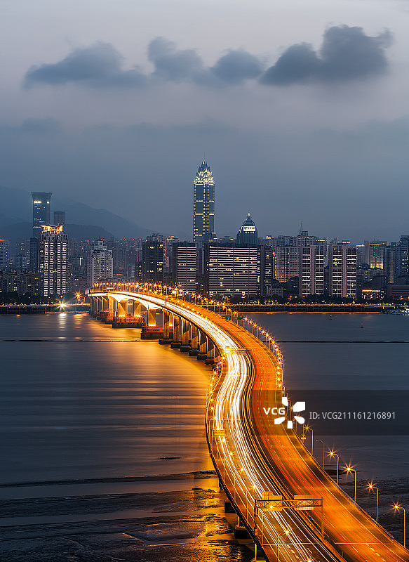 鹿城夜景图片素材