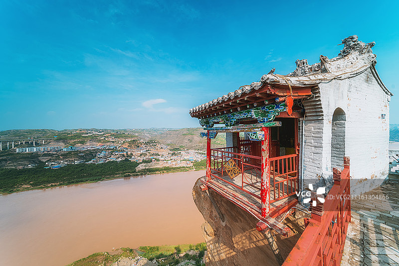 陕西省榆林市香炉寺风景图片素材