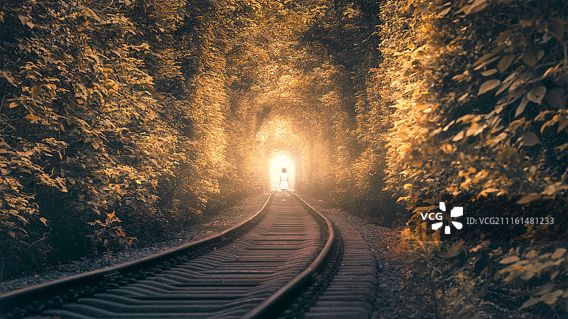 爱情隧道图片素材