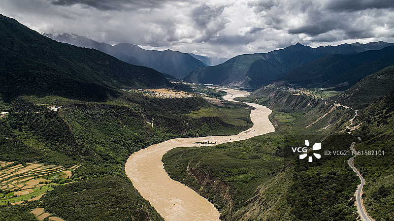 雅鲁藏布江图片素材
