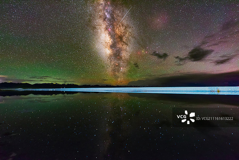 纳木错的星空图片素材