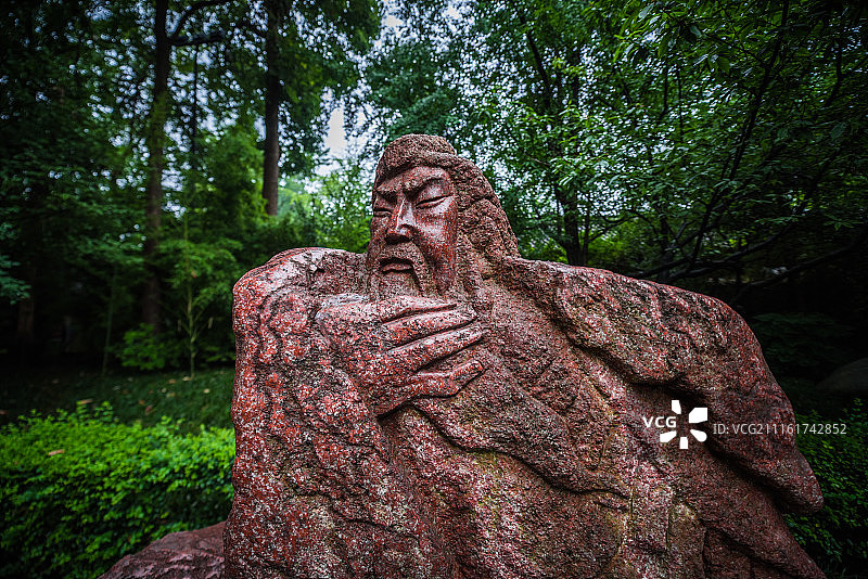 武  侯  祠  刘  备  关羽   张飞图片素材