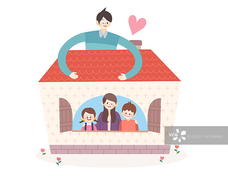 幸福的家庭图片素材