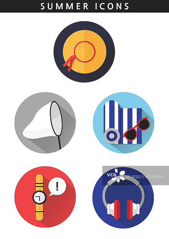 盛夏图标图片素材