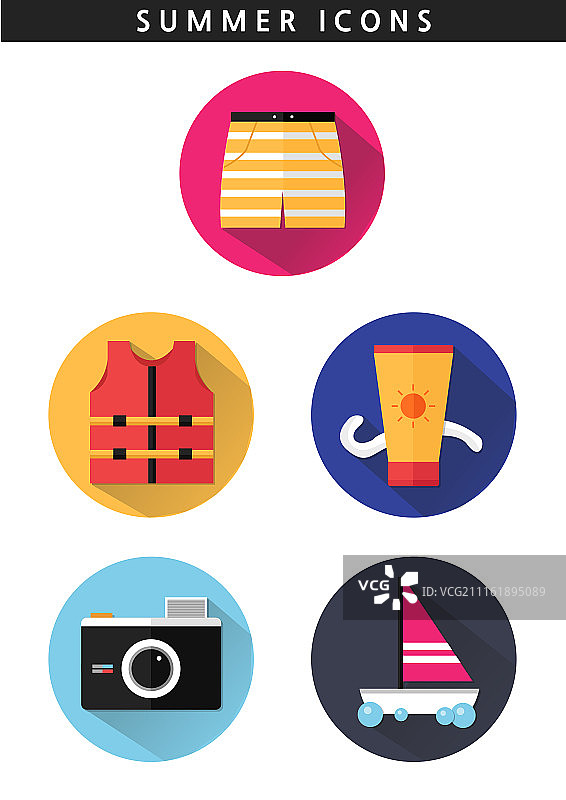 盛夏图标图片素材