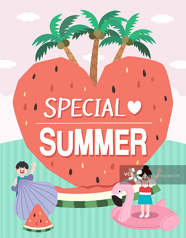 夏季西瓜促销活动图片素材