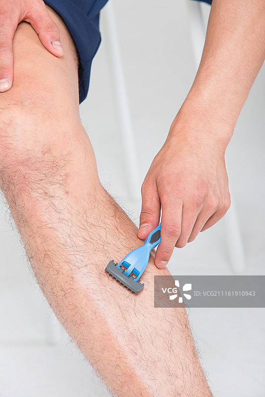 腿部护理，理发，脱毛图片素材