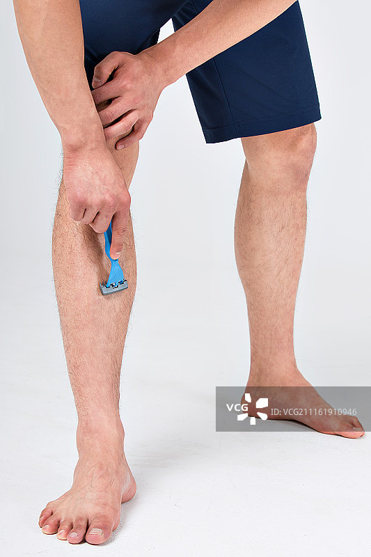 腿部护理，理发，脱毛图片素材