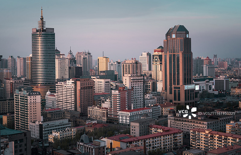 哈尔滨南岗区城市风光图片素材