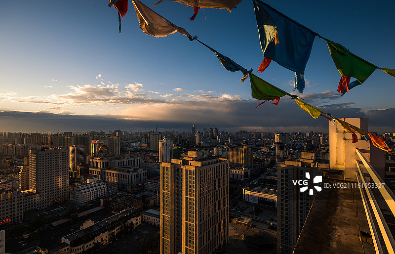 哈尔滨道里区城市风光图片素材